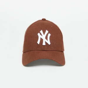Kšiltovka New Era New York Yankees Linen 9FORTY Adjustable Cap Nfl Brown Suede/ Optic White