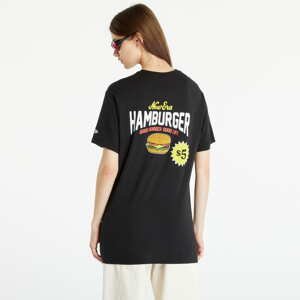 Tričko s krátkým rukávem New Era Hamburger Graphic T-Shirt Black/ Stone