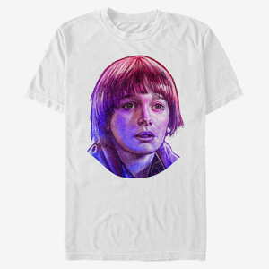 Queens Netflix Stranger Things - Will Big Face Unisex T-Shirt White