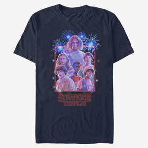 Queens Netflix Stranger Things - Stranger Box Unisex T-Shirt Navy Blue