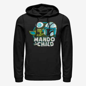 Queens Star Wars: The Mandalorian - Satruday Cartoon Unisex Hoodie Black