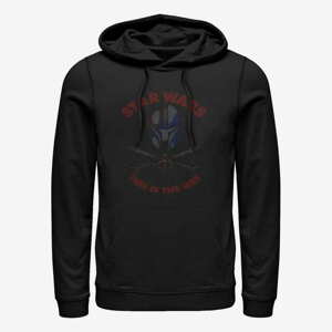 Queens Star Wars: The Mandalorian - Crossbones Unisex Hoodie Black