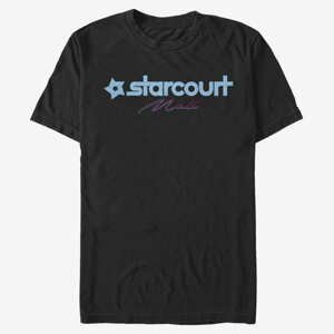 Queens Netflix Stranger Things - Starcourt Logo Unisex T-Shirt Black