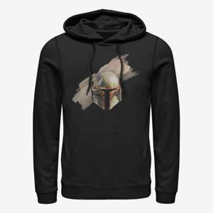 Queens Star Wars: The Mandalorian - Fett Helmet Unisex Hoodie Black