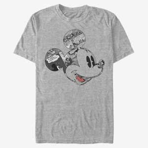 Queens Disney Classic Mickey - Comic Mouse Unisex T-Shirt Heather Grey