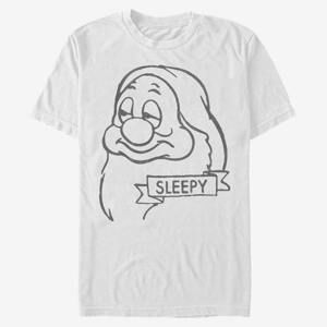 Queens Disney Snow White - Sleepy Unisex T-Shirt White
