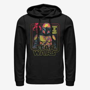 Queens Star Wars: Mandalorian - The Protector Unisex Hoodie Black