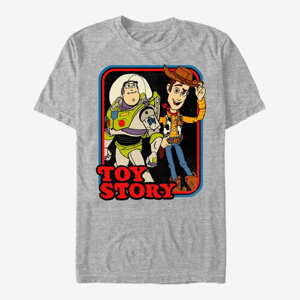 Queens Disney Toy Story 1-3 - STORYBOOK Unisex T-Shirt Heather Grey