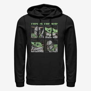 Queens Star Wars: The Mandalorian - Mando Four Unisex Hoodie Black