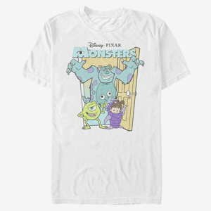 Queens Pixar Monster's Inc. - Pastel Monsters Unisex T-Shirt White
