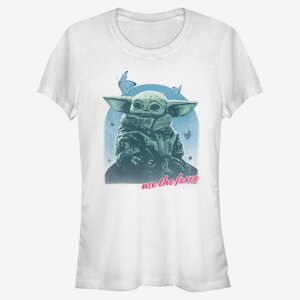 Queens Star Wars: The Mandalorian - MandoMon Epi6 Patient Women's T-Shirt White