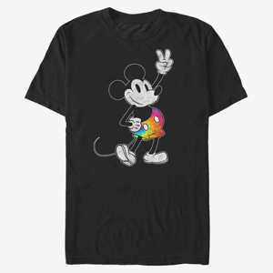 Queens Disney Classics Mickey Classic - Tie Dye Mickey Stroked Unisex T-Shirt Black