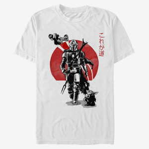 Queens Star Wars: The Mandalorian - MANDOLORIAN SUMI INK Unisex T-Shirt White