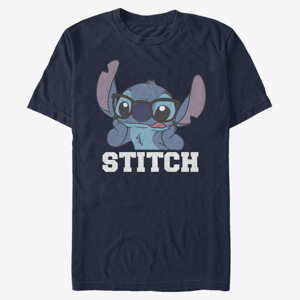 Queens Disney Lilo & Stitch - STITCH Unisex T-Shirt Navy Blue