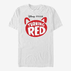 Queens Pixar Turning Red - Red Logo Unisex T-Shirt White