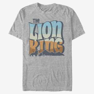 Queens Disney The Lion King - Groovy Walks Unisex T-Shirt Heather Grey