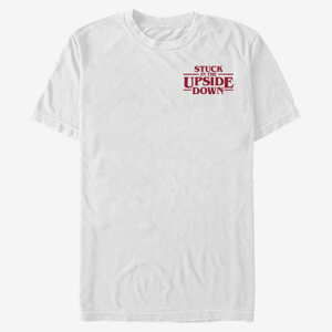 Queens Netflix Stranger Things - Upside Down Pocket Unisex T-Shirt White