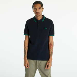 Tričko s krátkým rukávem FRED PERRY Twin Tipped Shirt Navy