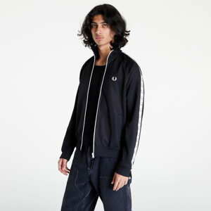 Mikina FRED PERRY Taped Track Jacket Black