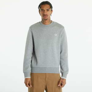 Mikina FRED PERRY Crew Neck Sweatshirt Steel Marl