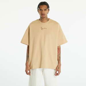 Tričko s krátkým rukávem Karl Kani Small Signature Boxy Tee Beige