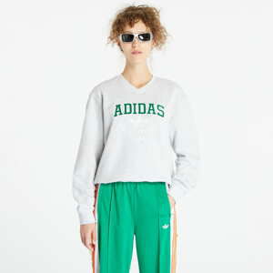 Dámská mikina adidas Originals College Graphic Crew Sweatshirt Light Grey Heather