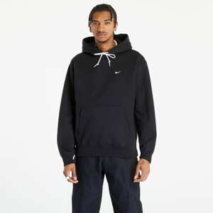 Mikina Nike Solo Swoosh Men's Fleece Pullover Hoodie Black/ White