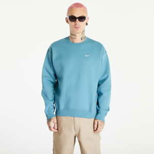 Mikina Nike Solo Swoosh Men's Fleece Crew Noise Aqua/ White