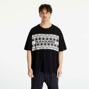 Svetr PLEASURES Check Knit Shirt Black