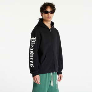 Mikina PLEASURES Meditation Zip Hoodie Black