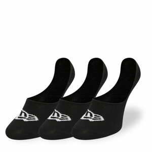 Ponožky New Era Flag Invisible 3-Pack Black