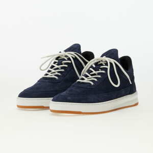 Filling Pieces Low Top Ripple Suede Dark Blue