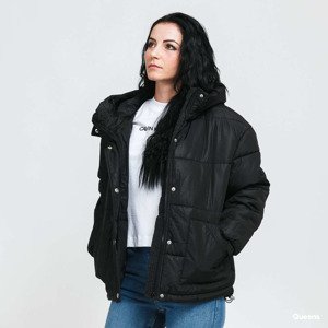 Urban Classics Ladies Oversized Hooded Puffer Black