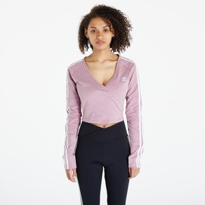 adidas Originals Cropped Long Sleeve Tee Light Purple