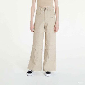 Sixth June Wide Leg Cargo Pants Beige