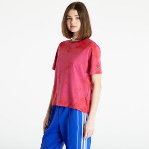 Champion Crewneck T-Shirt Pink/ Red