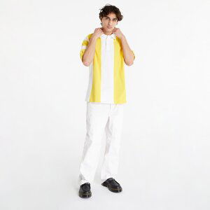 Tričko TOMMY JEANS Oversized Archive Polo Star Fruit Yellow/ White S