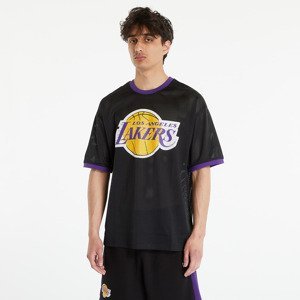 Tričko New Era Los Angeles Lakers NBA Team Logo Mesh Oversized T-Shirt Black/ True Purple S