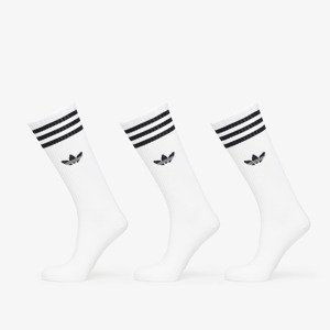 adidas High Solid Crew Sock 3-Pack White XL