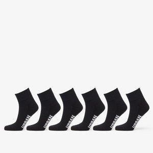 Ponožky Urban Classics High Sneaker Socks 6-Pack Black 35-38