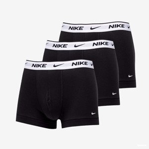 Boxerky Nike Everyday Cotton Stretch Trunk 3-Pack Black/ White S