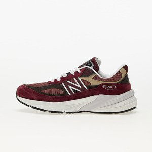 New Balance 990 V6 Made in USA Burgundy/ Tan