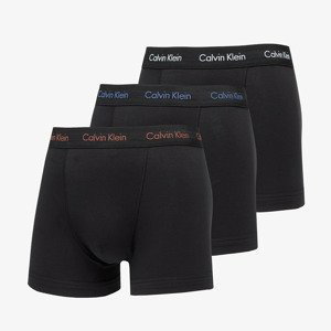 Boxerky Calvin Klein Cotton Stretch Boxer 3-Pack Black/ Maroon/ Skyway/ True Navy Logos S