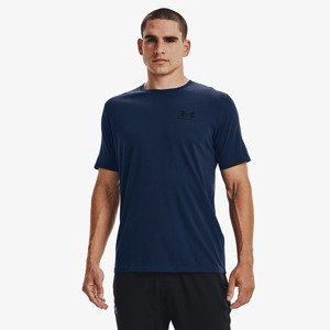 Tričko Under Armour Sportstyle Left Chest Short Sleeve T-Shirt Navy XL