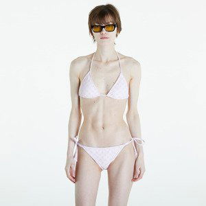 Daily Paper Reya Monogram Bikini Top Ice Pink