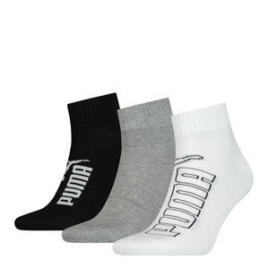 Puma Socks 3-Pack White/ Grey/ Black