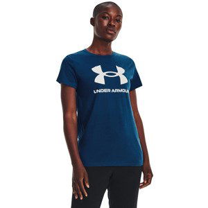 Under Armour W Sportstyle Logo Ss Varsity Blue