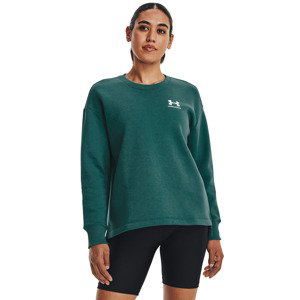 Under Armour Rival Fleece Oversize Crew Green