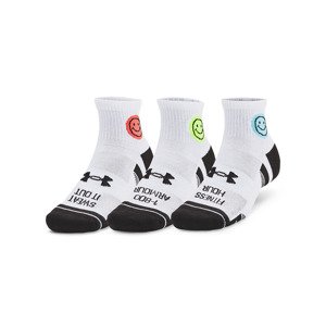 Under Armour Perf Tech Nvlty 3-Pack Qtr White 100