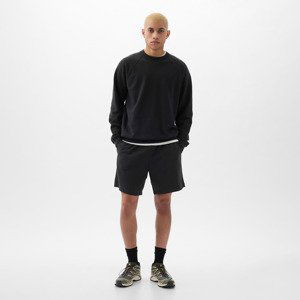 GAP French Terry Logo Shorts Moonless Night